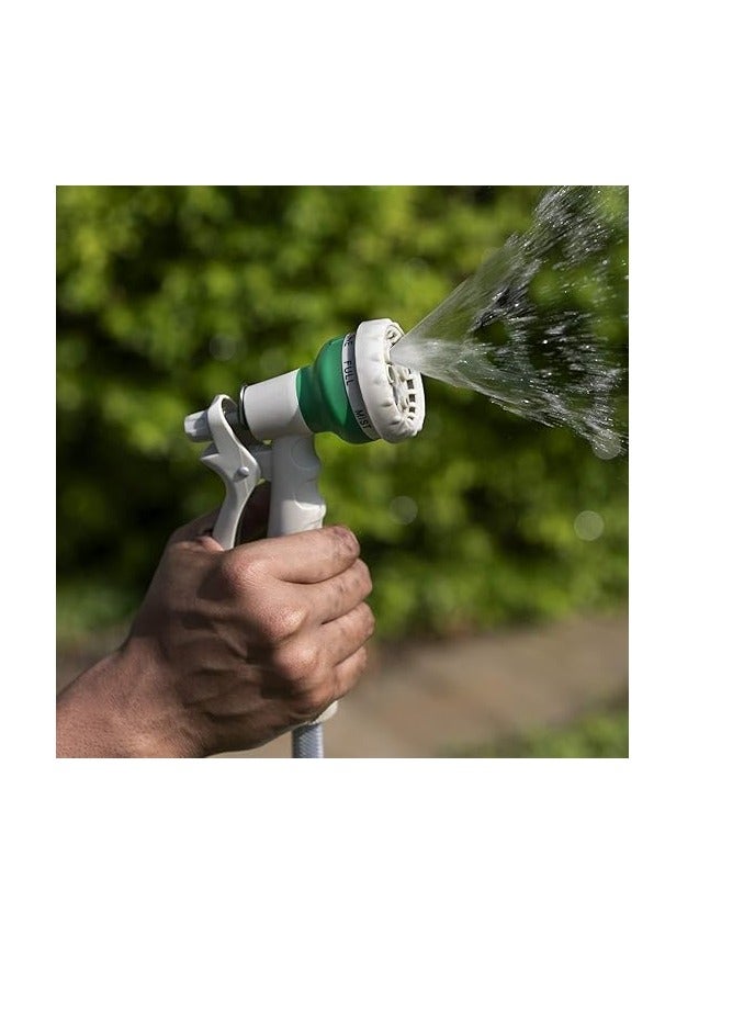 GEEPAS بكرة خرطوم حديقة قابلة للسحب، بكرة خرطوم منزلية بسيطة محمولة مثبتة على الحائط - Image 3