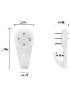 ORiTi 48 pcs Non Trace Picture Hook Traceless Hardwall  - Image 4