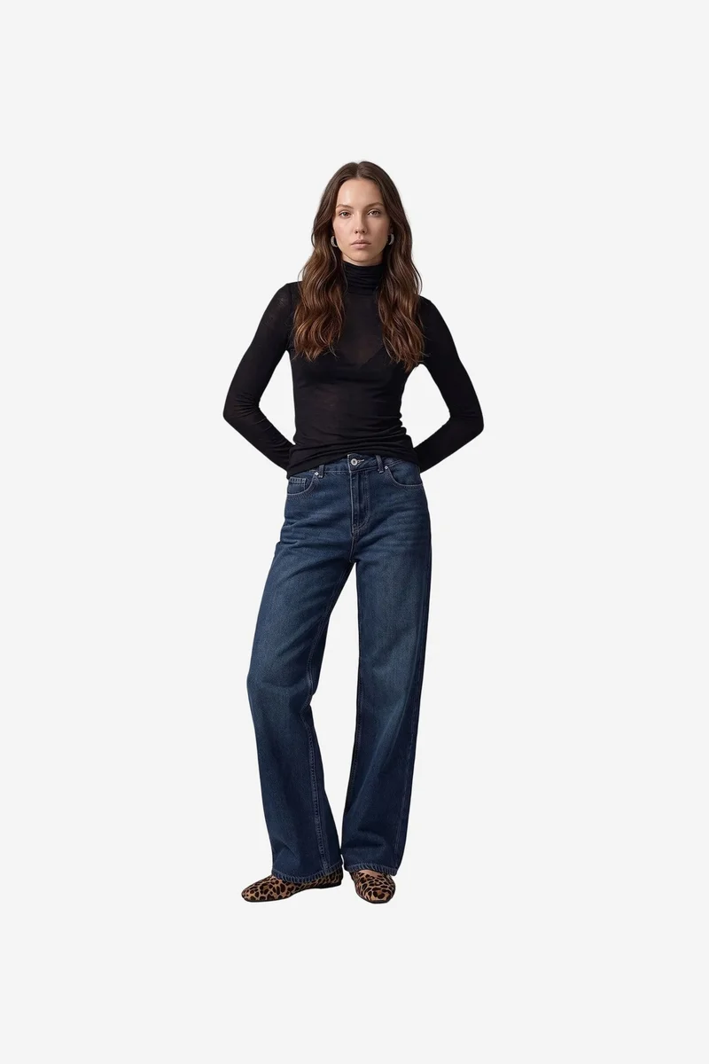 Dilvin Dark Blue Denim DILVIN Women's Jeans for Women | Best Price UAE