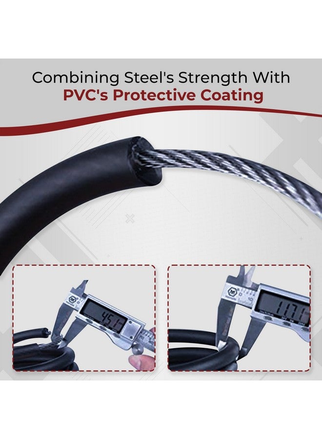 روبوست قفل كابل دراجة رقمي بدون مفتاح من Robustt - عبوة من قطعتين | مجموعة مسبقة الضبط | حماية شديدة التحمل ضد السرقة | قفل متعدد الأغراض للدراجة والدراجة الهوائية والخوذة والأمتعة - Image 3