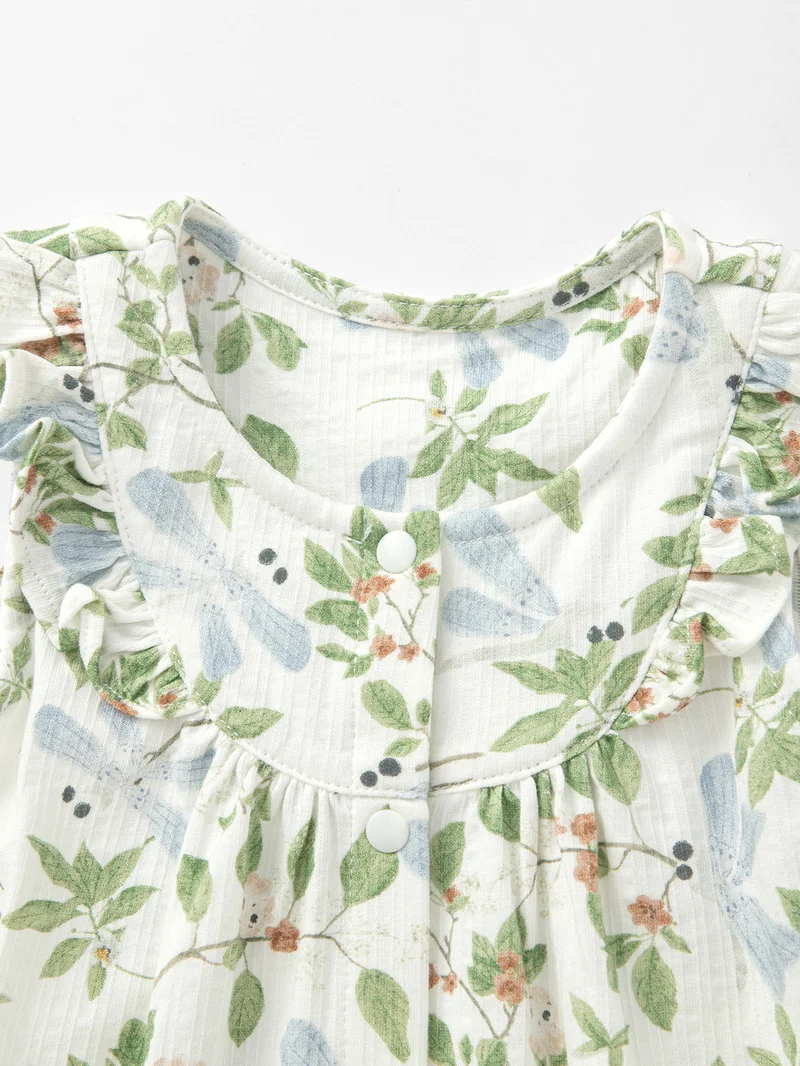 Balabala Baby Girl Knit short sleeve suit