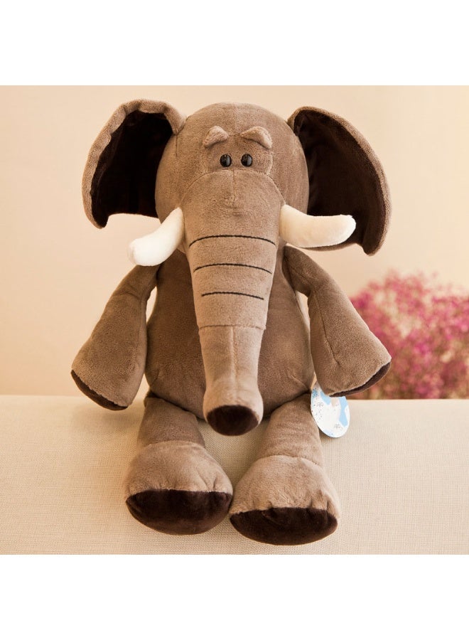هالامودو حفلة حيوان الغابة لعبة الفيل الناعمة اللطفة -دمية راحة مثالية للنوم، هدية عيد ميلاد مثالية، ديكر لغرفة النوم، غرفة المعيشة، المكتب، وضغوط المكتب -مسكن 25 سم - Image 4