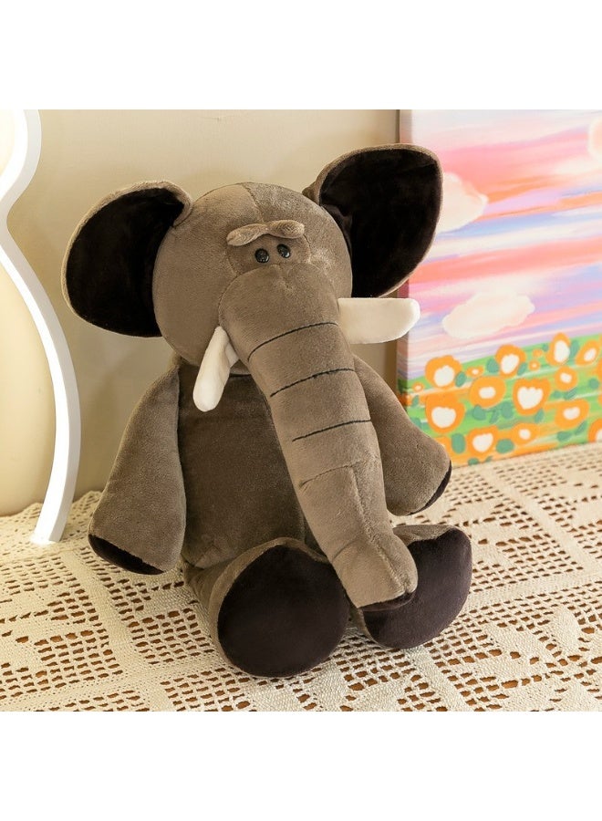 هالامودو حفلة حيوان الغابة لعبة الفيل الناعمة اللطفة -دمية راحة مثالية للنوم، هدية عيد ميلاد مثالية، ديكر لغرفة النوم، غرفة المعيشة، المكتب، وضغوط المكتب -مسكن 25 سم - Image 5