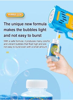 Generic 10 Hole Blue Bubble Machine for Kids Outdoor Toy  - Image 5