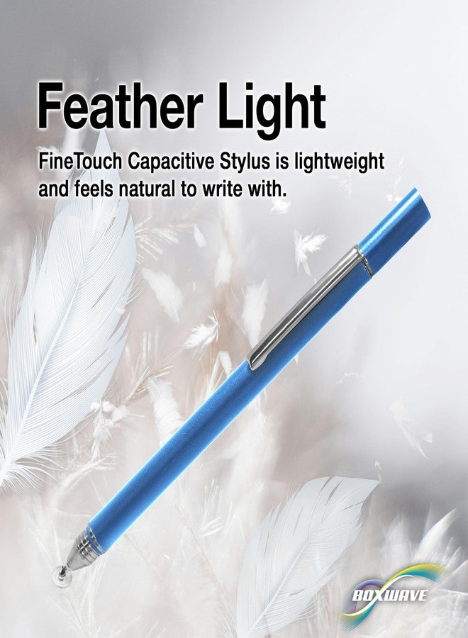 BoxWave Stylus Pen Compatible With ONN Tablet (8 in) - FineTouch Capacitive Stylus, Super Precise Stylus Pen - Lunar Blue - Image 5