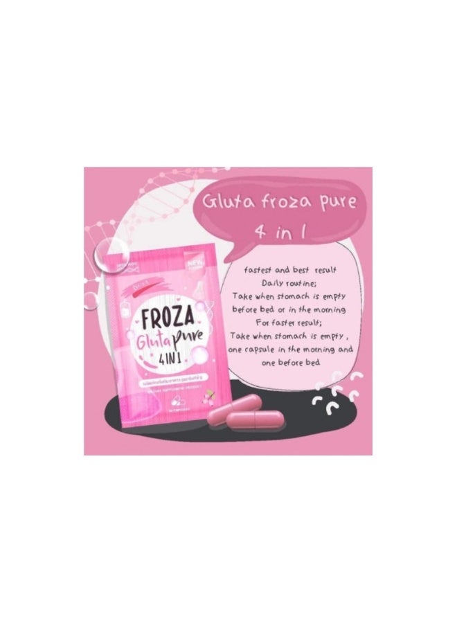 Froza Froza Glutathione 4-in-1 Whitening & Skin Glow Capsules | 60 pcs | Glutathione + CoQ10 + Vitamin C + ALA | Thai Formula for Radiant Skin - Image 5