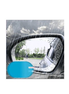 Generic 2 Pieces Anti Fog Film Car Rearview Mirror Film Rainproof Waterproof Film Protective Mirror Film Anti Fog HD Clear Nano Coating for Universal Car Mirrors and Side Windows  - Image 5