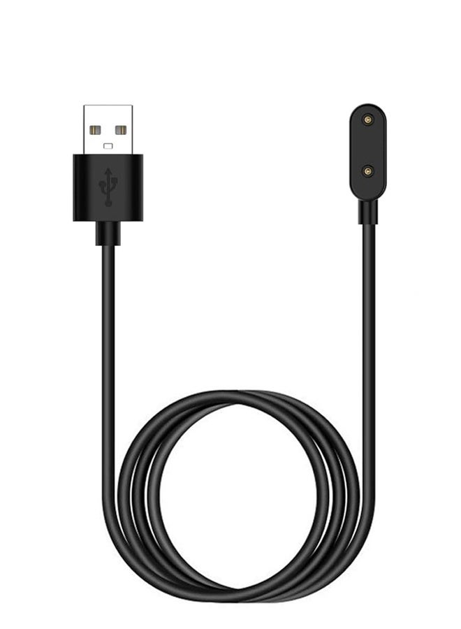 كابل شاحن متوافق مع ساعة هواوي فيت 3/فيت 2/فيت/فيت ميني/باند 10/باند 9/باند 8/باند 7/باند 6/باند 6 برو، قاعدة شحن هواوي فيت 3 مع مشبك وحامل USB بديل - 1 متر - Image 1