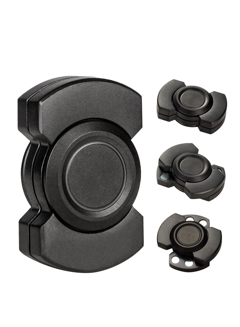SOLARAE Premium Metal Fidget Slider and Fidget Spinner Toy, for Adults and Children Little Magnetic EDC,Mini Shuffle Toy for Adult Men Women - Image 1
