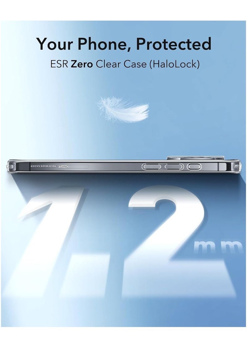 ELTRAZONE iPhone 16 Pro Max Case - MagSafe Compatible, Shockproof Thin Cover with Camera Protection, Resists Yellowing and Scratches - Clear - Image 2