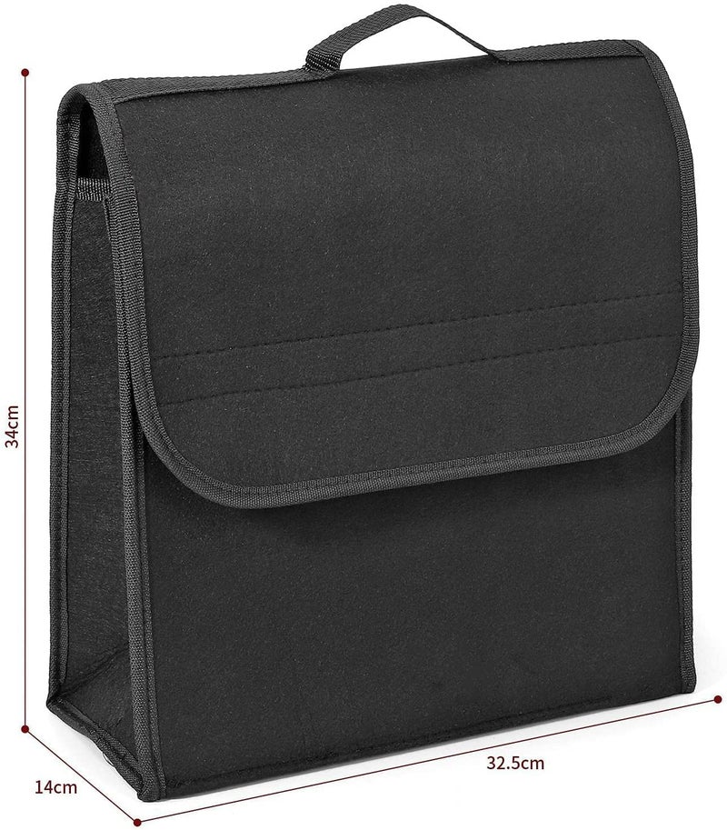 OON Multipurpose Utility Bag For Home And Car Boot Space Tools Accessories Storage Organizer Bag For Mini Vehicles And Suv Car - Standard, Oxford Black Color, Bag Organisers - Image 3