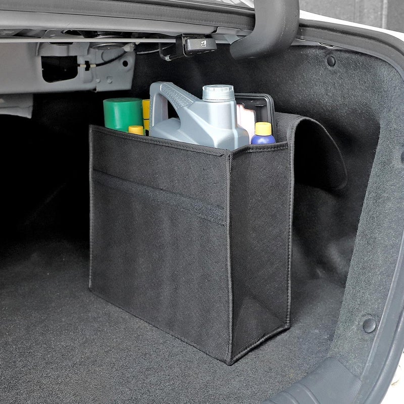 OON Multipurpose Utility Bag For Home And Car Boot Space Tools Accessories Storage Organizer Bag For Mini Vehicles And Suv Car - Standard, Oxford Black Color, Bag Organisers - Image 5