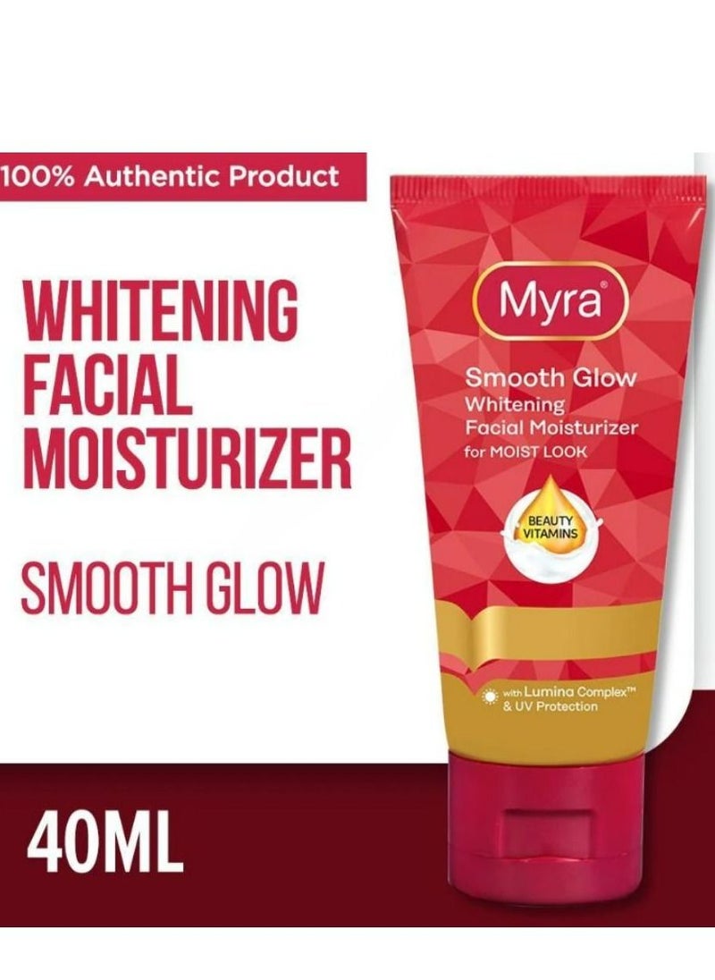 Myra - Smooth Glow Whitening Facial Moisturizer 40ml - Image 1