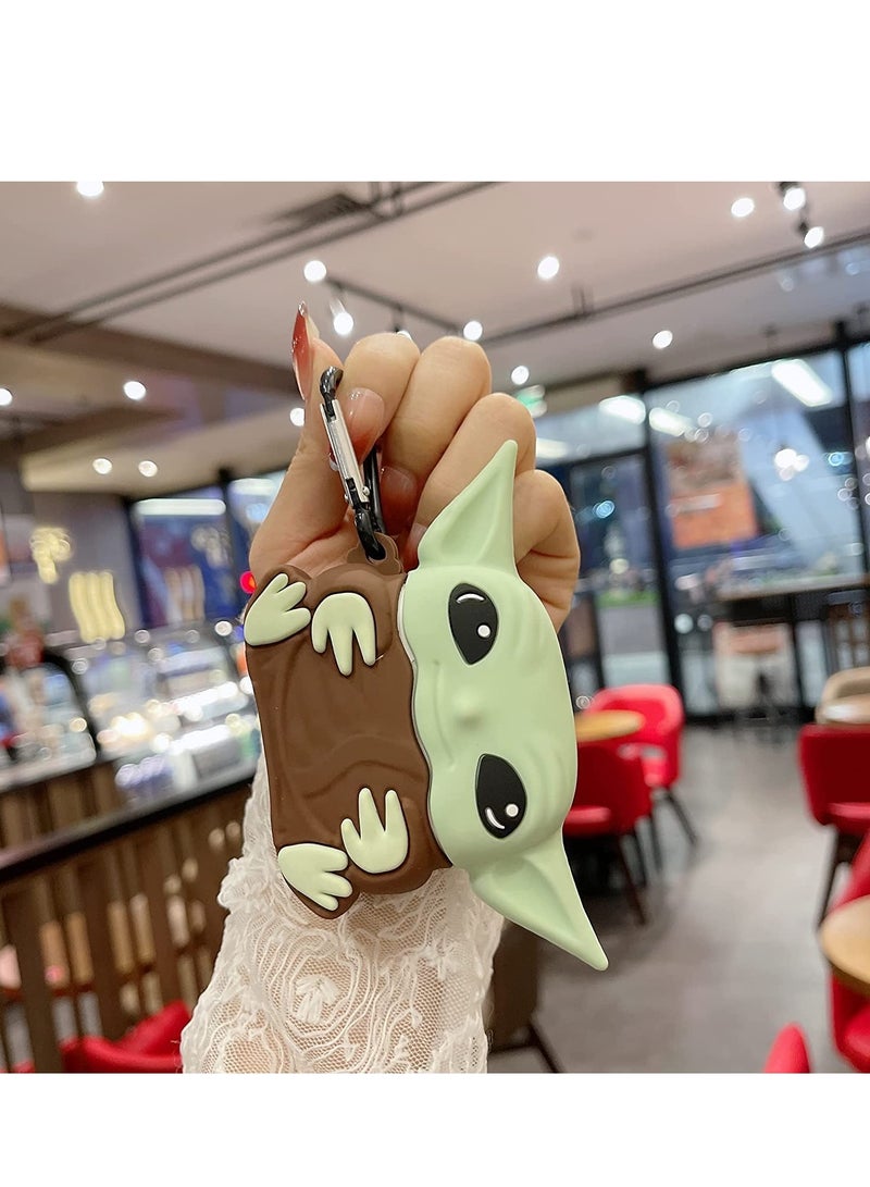 Compatible with AirPods 4 Case Soft Silicone Shockproof Cover for AirPods 4th Generation (2024), New 3D Cute Cartoon Creative Fun Case with Keychain Design  - Image 5