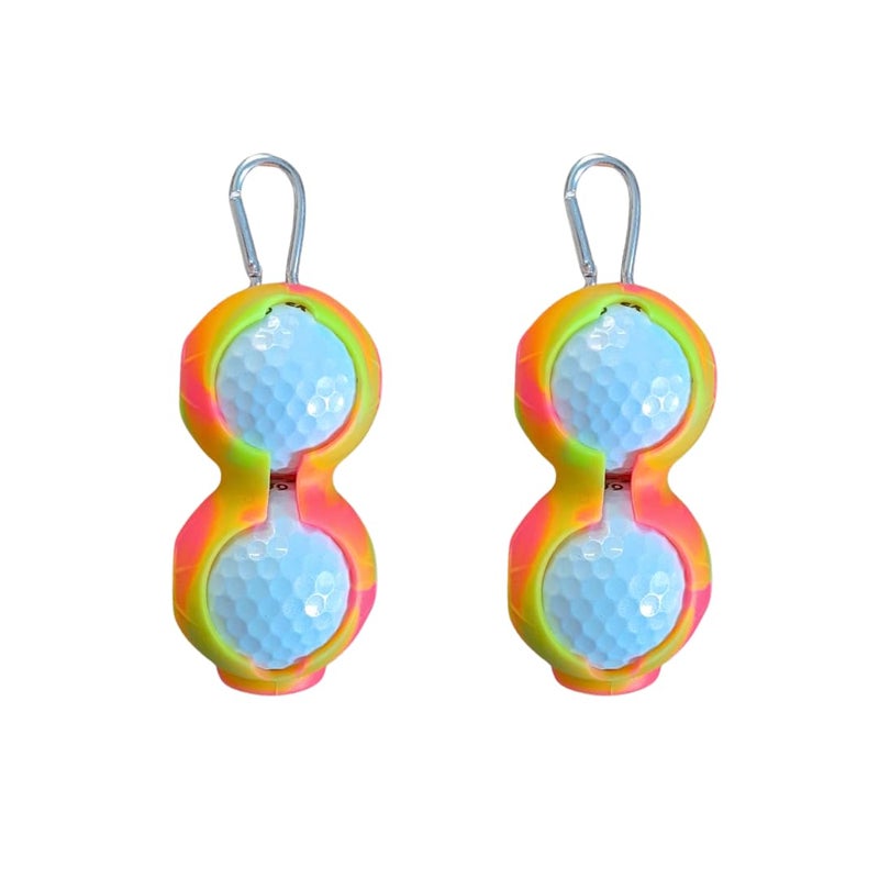 GolfBasic Ball Holder (Silicone) Pack of 2 Pcs (Sunbright) - Image 1