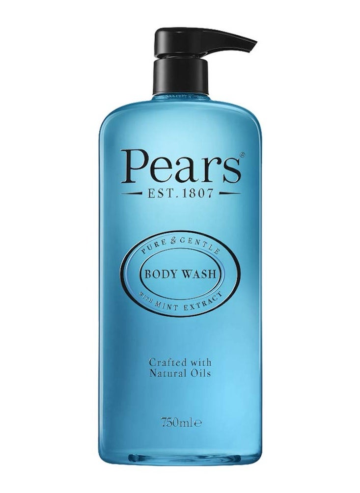 Pears Pears Pure Gentle Body Wash with Mint Extract 750 ml  - Image 1