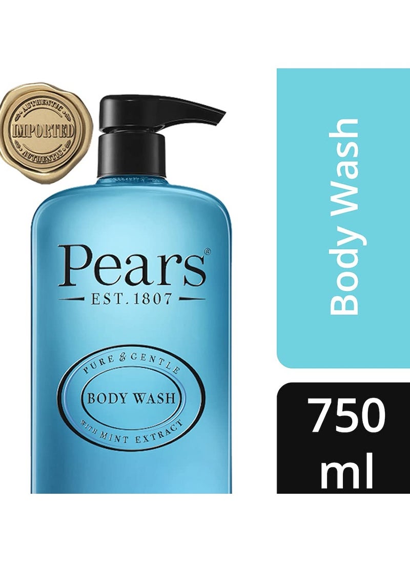 Pears Pears Pure Gentle Body Wash with Mint Extract 750 ml  - Image 2