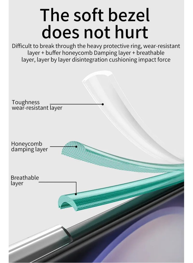 كولور فانس حافظة هاتف سامسونج جالاكسي S24 الترا قابلة للدوران 360 درجة بحلقة مغناطيسية مقاومة للخدش ومسند للهاتف - أخضر - Image 2