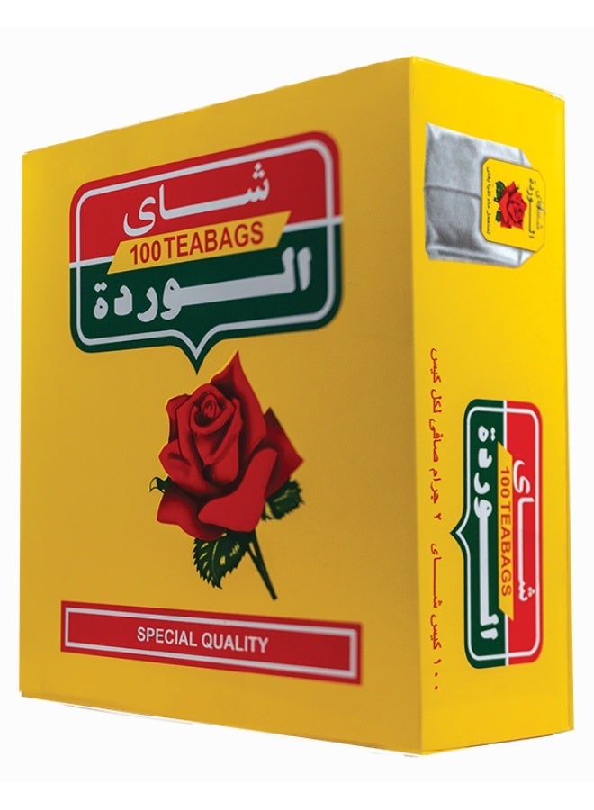 El-warda tea Kenyan Black Tea Bags - 100 Tea Bags - Image 1