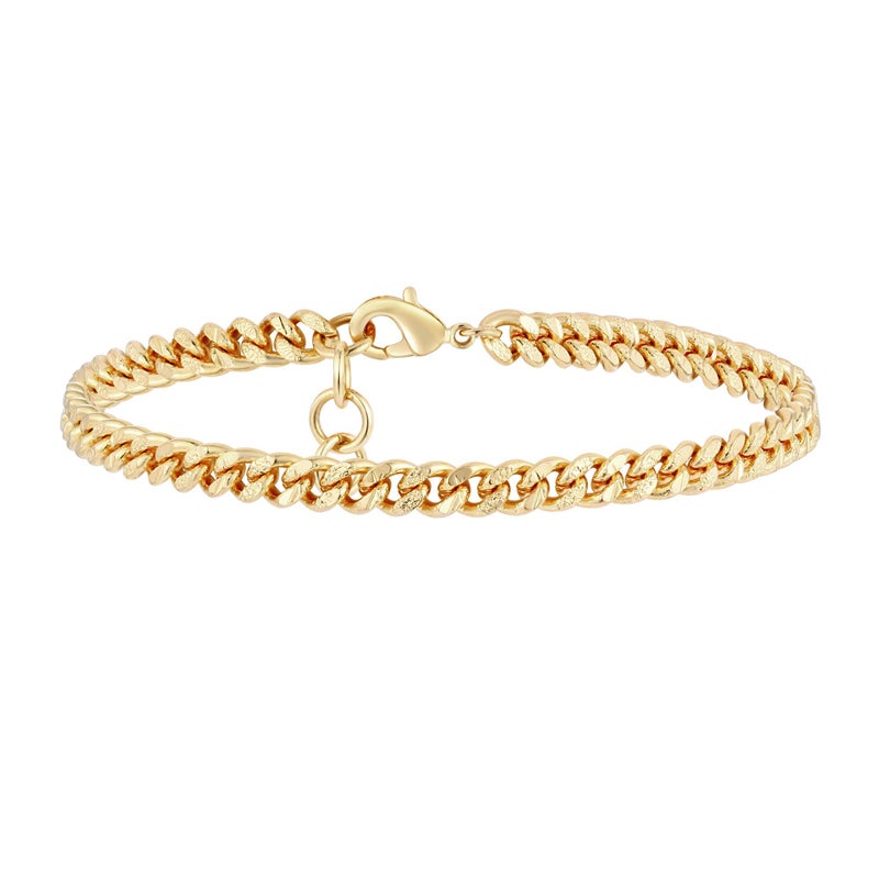 VACRONA Gold Tiny Beaded Bracelet 14K Gold Plated Chain Bracelets for Women Handmade Clip Link Trendy Tiny Pearl Bracelet Adjustable Chain Jewelry Gifts - Image 1