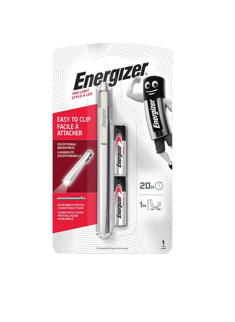 Energizer Metal Pen Torch With 2Aaa  - Image 3