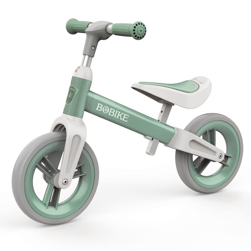 Bobike Toddler Balance Bike Toys for 1 to 6 Year Old Girls Boys Adjustable Seat and Handlebar NoPedal Training Bike Best Gifts for Kids Green - Image 2