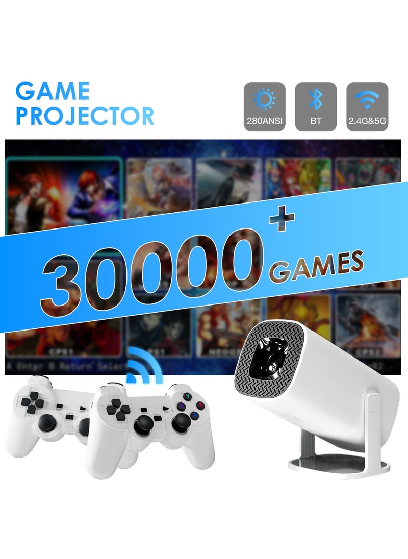 Joshberg - Gaming Projector M300 MAX Wireless Game Controller WIFI 1280*720P Home Theater Portable Projector - Image 1
