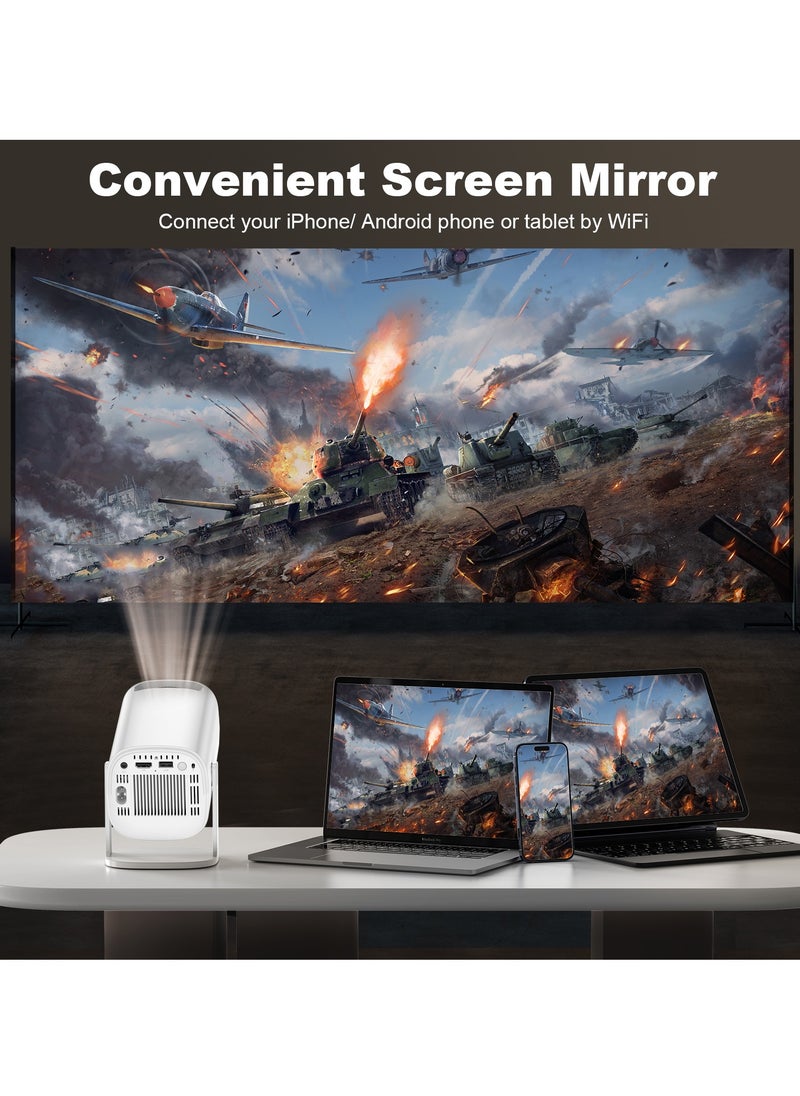 Joshberg - Gaming Projector M300 MAX Wireless Game Controller WIFI 1280*720P Home Theater Portable Projector - Image 1