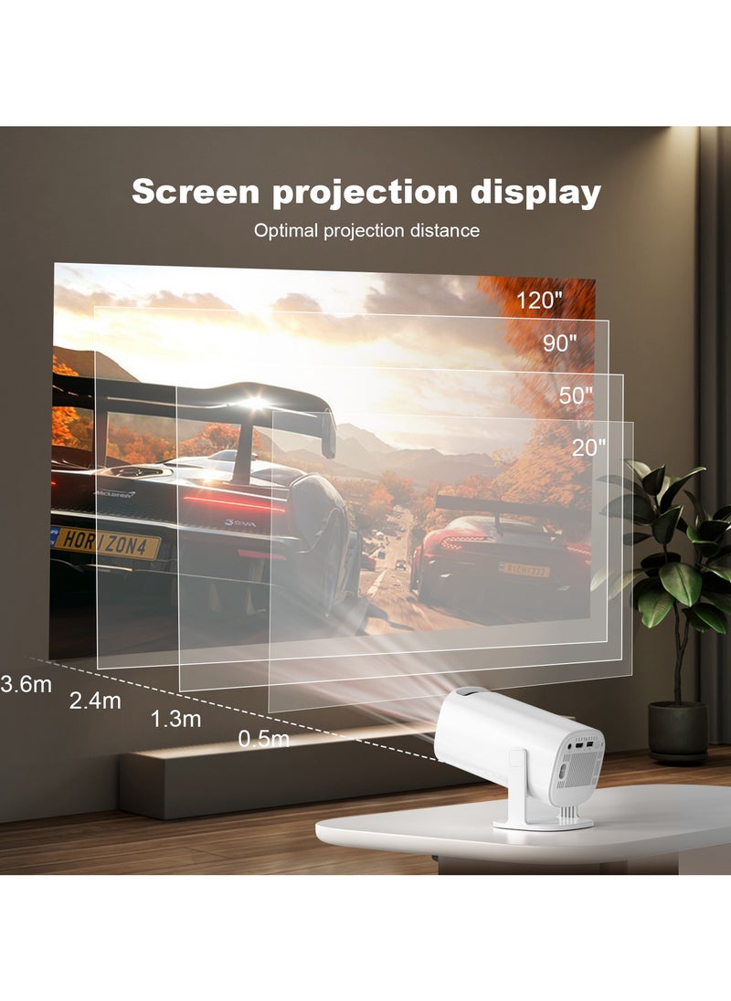 Joshberg - Gaming Projector M300 MAX Wireless Game Controller WIFI 1280*720P Home Theater Portable Projector - Image 1