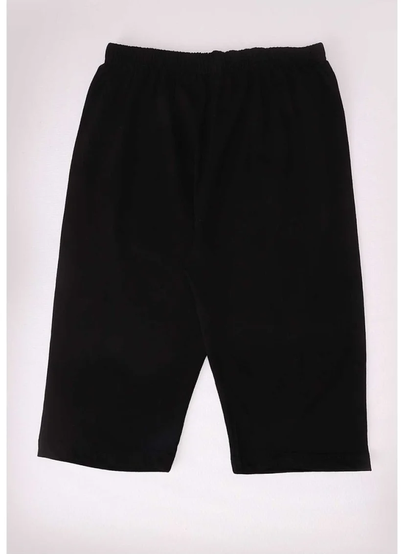 Tutku 3 Pieces Black Color Short Leggings