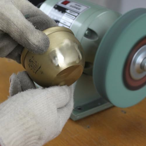 AmaCupid Elastic Polyurethane Buffing Wheels 6 Inch 2000 Grit. for Mirror Polished Stainless Steel, Copper etc. Silicon Carbide Abrasive. for Bench Grinder Polishing Machine. 1/2 Inch Arbor - Image 4