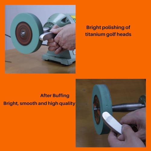 AmaCupid Elastic Polyurethane Buffing Wheels 6 Inch 2000 Grit. for Mirror Polished Stainless Steel, Copper etc. Silicon Carbide Abrasive. for Bench Grinder Polishing Machine. 1/2 Inch Arbor - Image 3