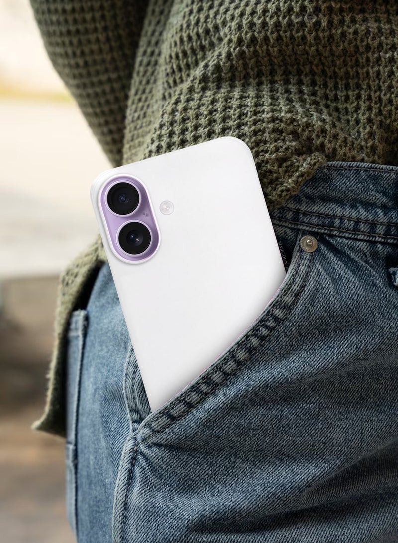 CATANES Air Skin  Case Cover for Apple iPhone 17 - Sturdy Back Cover - Durable Thin Case - Drop Protection Cover - Frosted Clear - Image 5