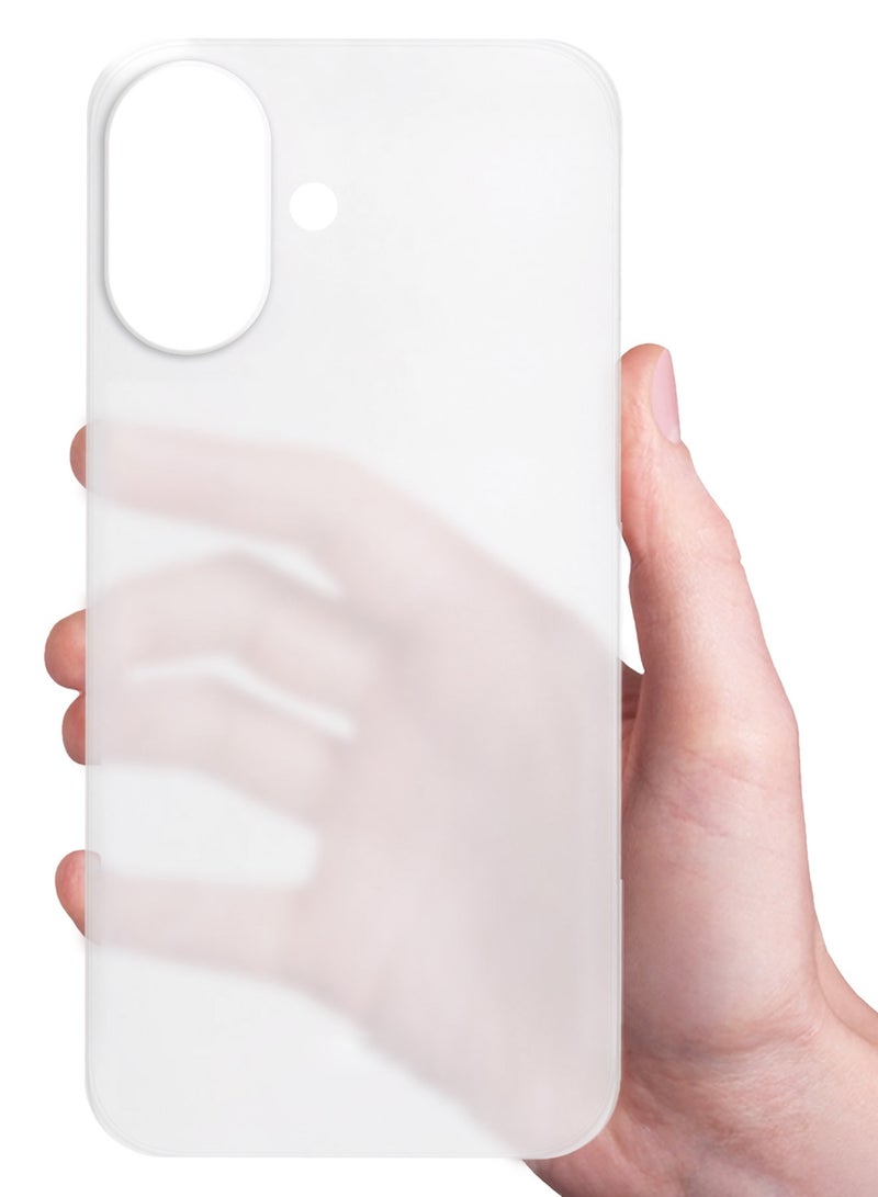 CATANES Air Skin  Case Cover for Apple iPhone 17 - Sturdy Back Cover - Durable Thin Case - Drop Protection Cover - Frosted Clear - Image 2
