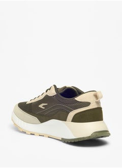 Dash Men's Colourblock Sports Shoes with Lace-Up Closure  - Image 2