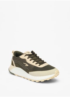 Dash Men's Colourblock Sports Shoes with Lace-Up Closure  - Image 1