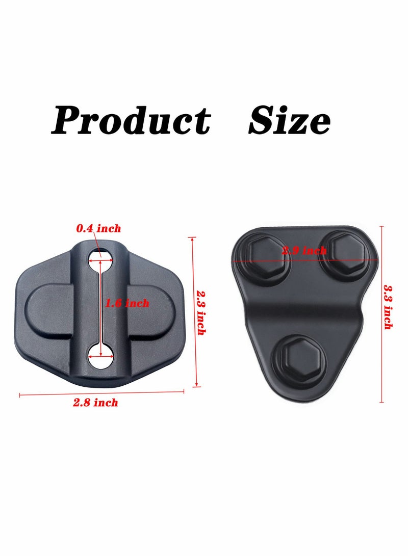 SOLARAE Set of 8 Door Lock Cover Accessories for Jeep JL - Enhance Your Vehicle's Style and Protection - Image 3