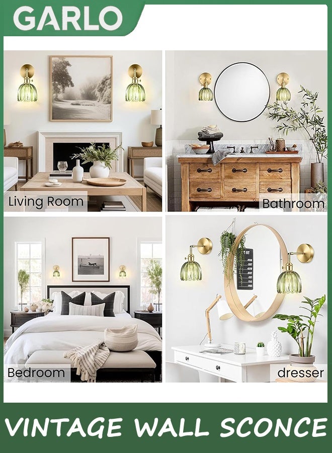 جارلو 3 درجات حرارة اللون ومغناطيسية قابلة للتخفيف 360 درجة الدوران الضوء اللاسلكي لغرفة النوم على جانب السرير الجدار القديم Sconce مع ضوء الجدار الزجاجي الضوء الضوء على جانب السرير باب غرفة النوم - Image 5