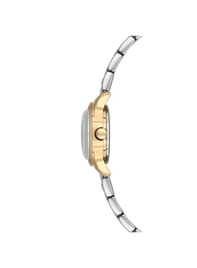 U.S. Polo Assn. Stile Silver Dial Stainless Steel Bracelet Analog Watch for Women, 20.5mm