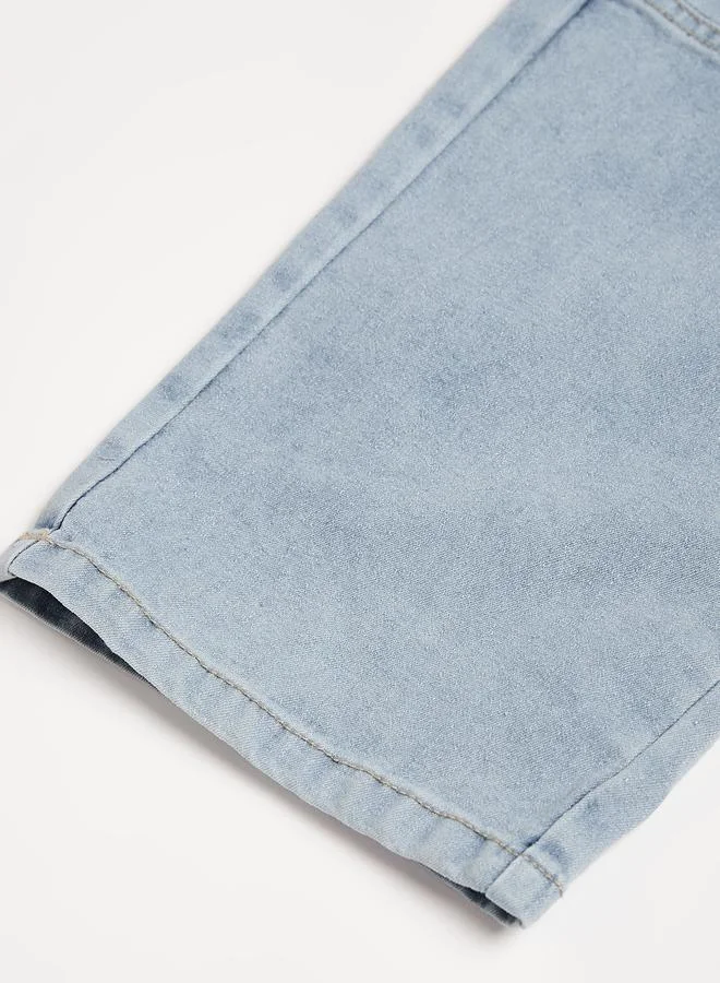 HIGH STAR light blue Men Denim Cargo for Men | Best Price UAE