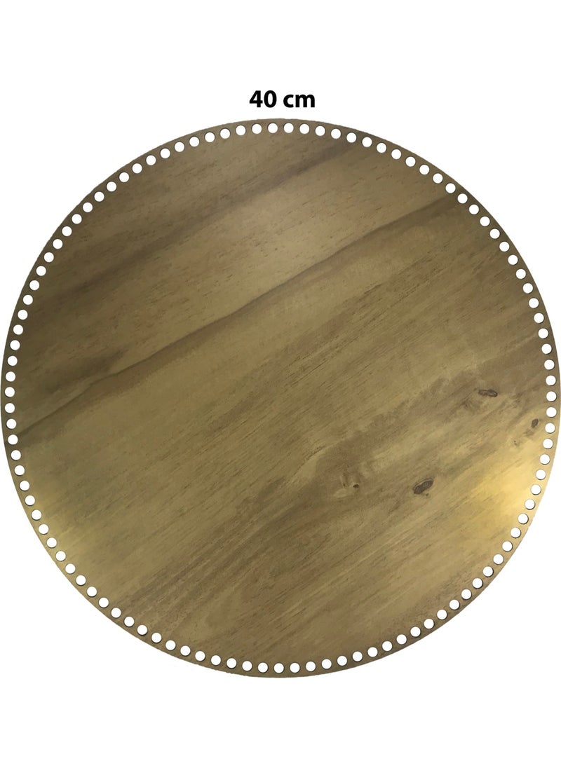 Ala Depo Wooden Basket Tray Base 40CM Light Oak Double Face 3mm MDF 