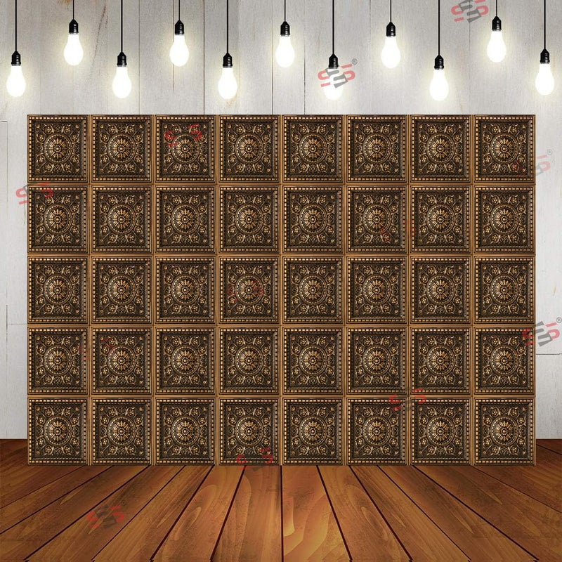 S2S قماش خلفية زفاف تقليدي أنيق | لتزيين بوجا ستارة خلفية تقليدية | ارتفاع 8 أقدام وعرض 5 أقدام - Image 1