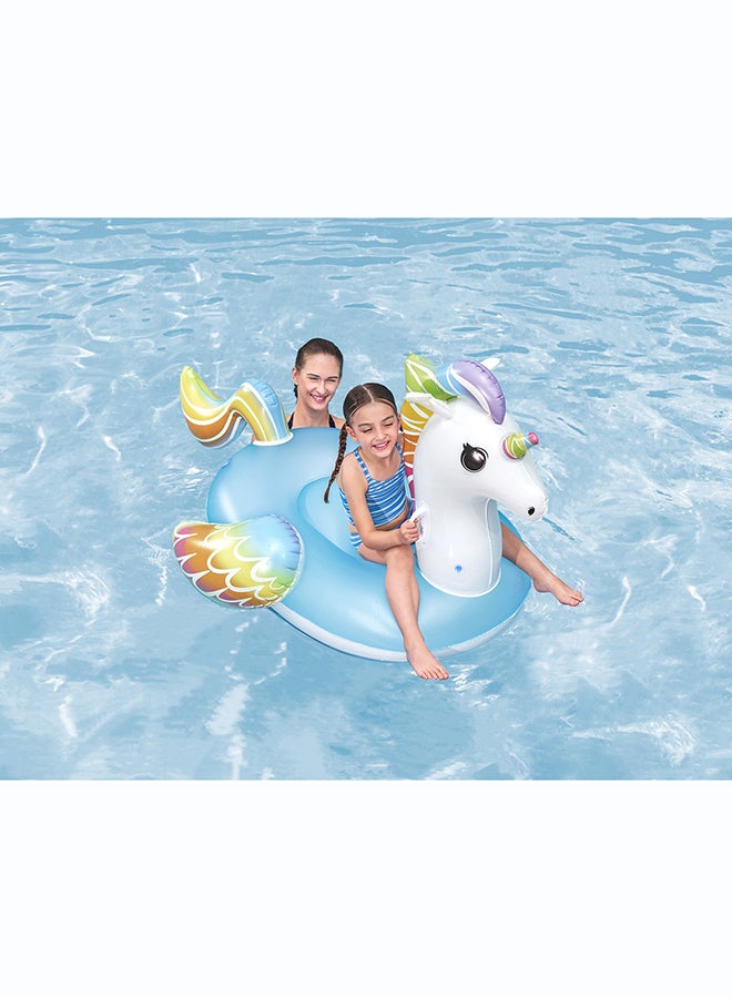 Bestway, 61" x 47"/ Fantasy Unicorn Ride-On Inflatable Outdoor Water Play Toy for Kids and Families, Durable Premium Quality Material, Easy Inflate and Deflate Design, Pool Beach Garden Summer Fun Activity, 1.55mx1.19m - Image 3