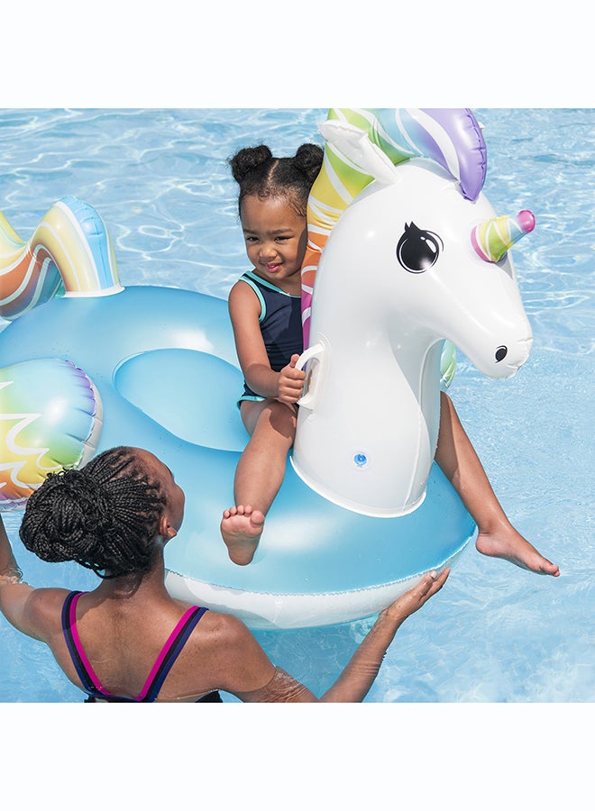 Bestway, 61" x 47"/ Fantasy Unicorn Ride-On Inflatable Outdoor Water Play Toy for Kids and Families, Durable Premium Quality Material, Easy Inflate and Deflate Design, Pool Beach Garden Summer Fun Activity, 1.55mx1.19m - Image 4