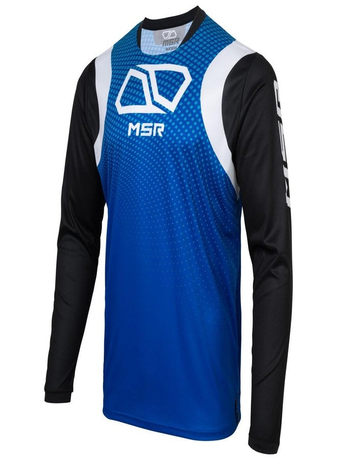 MSR Axxis Range Dirt Bike, Motocross Jersey XXX-Large Blue - Image 1