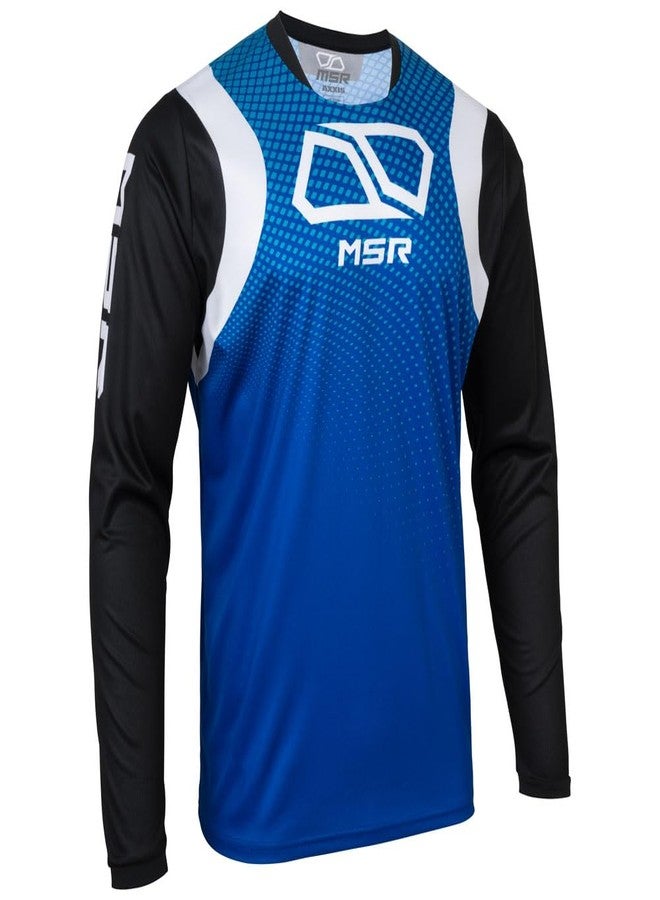 MSR Axxis Range Dirt Bike, Motocross Jersey XXX-Large Blue - Image 2