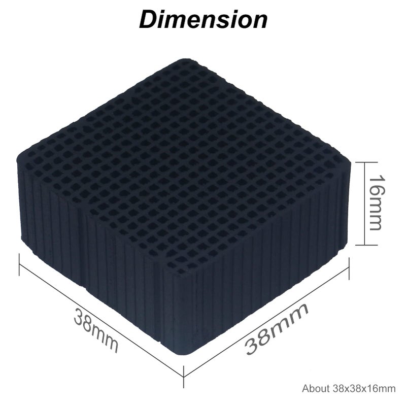 ENOMAKER Replacement Carbon Filters Activated Charcoal Block Parts Resin Air Purifier Charcoal Cube Ultra-Absorption Honeycomb for ELEGOO Anycubic Mini Air Filter LCD DLP Resin 3D Printer(Pack of 6) - Image 4