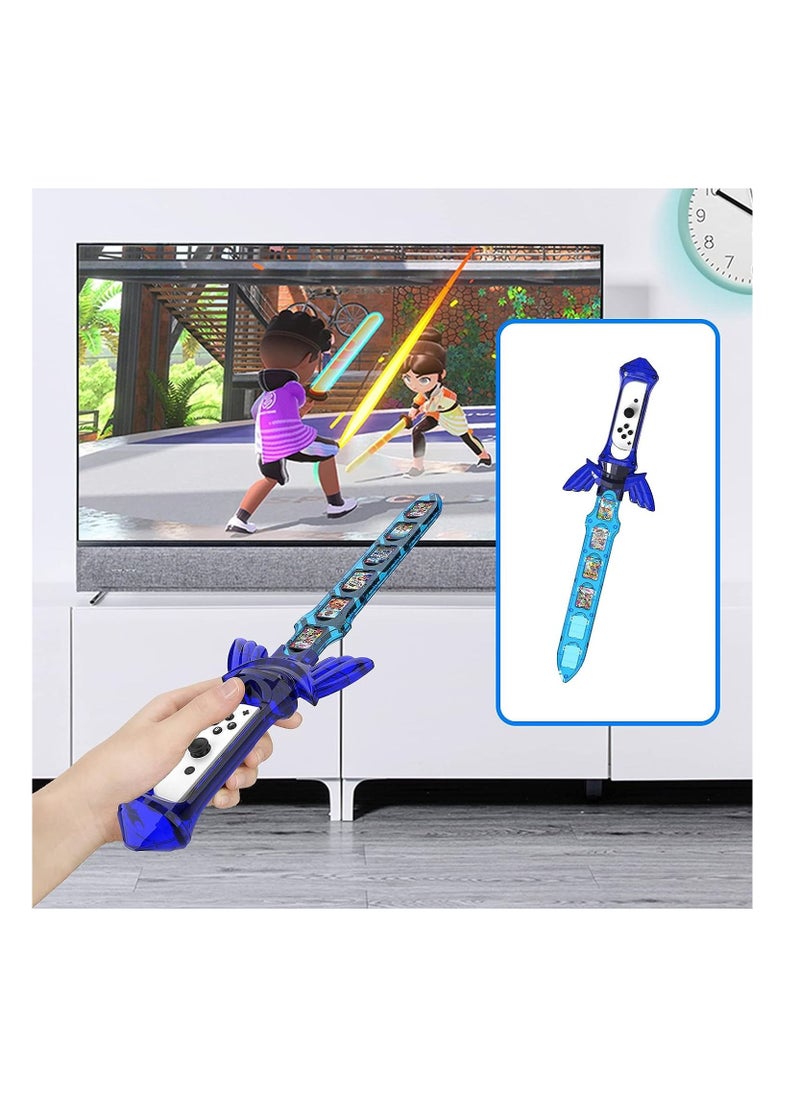 JYS 9 IN 1 Game Accessory Kits，for Nintendo Switch Sports ，For Switch Joy-Con,  Mario Tennis Ace Rackets +Golf Clubs for Mario Golf Super Rush Leg Straps for Ring Fit Adventure and Chambara Game Sword  - Image 2