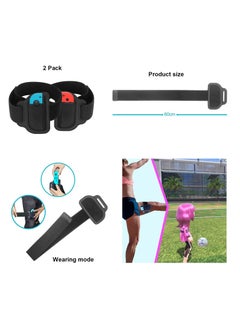 JYS 9 IN 1 Game Accessory Kits，for Nintendo Switch Sports ，For Switch Joy-Con,  Mario Tennis Ace Rackets +Golf Clubs for Mario Golf Super Rush Leg Straps for Ring Fit Adventure and Chambara Game Sword  - Image 5