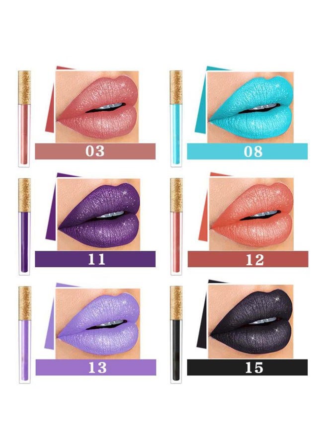 Edanta Kilshye Matte Lipstick Long Lasting Waterproof Liquid Lipsticks Glitter Cream Lip Gloss High Pigment Lipstick Non Stick Cup Lip Makeup for Women and Girls Pack of 1 (Purple 11) - Image 3